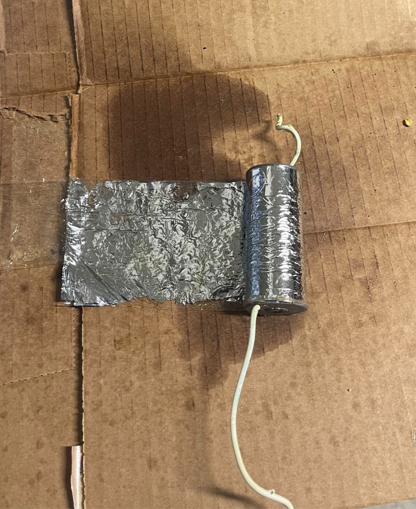 Unrolled Capacitor Core