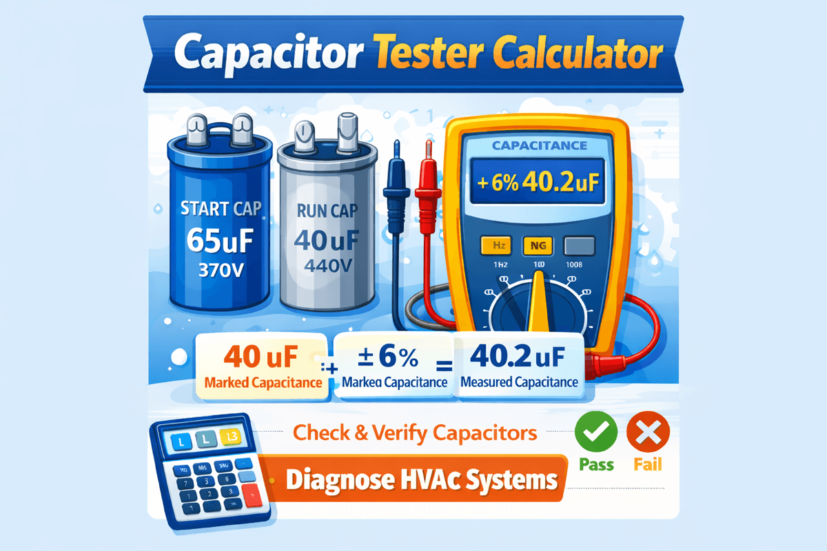 Capacitor Tester & Calculator banner image